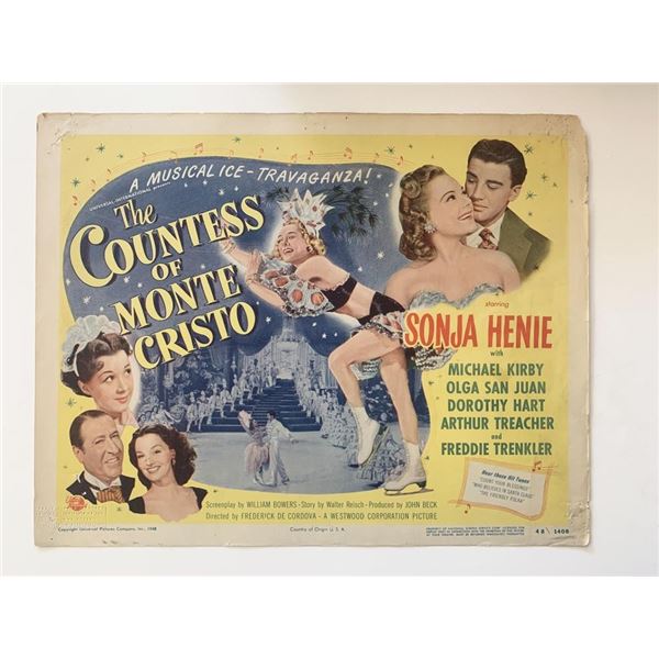 The Countess of Monte Cristo original 1948 vintage lobby card