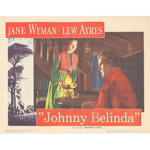 Johnny Belinda 1948 original vintage lobby card