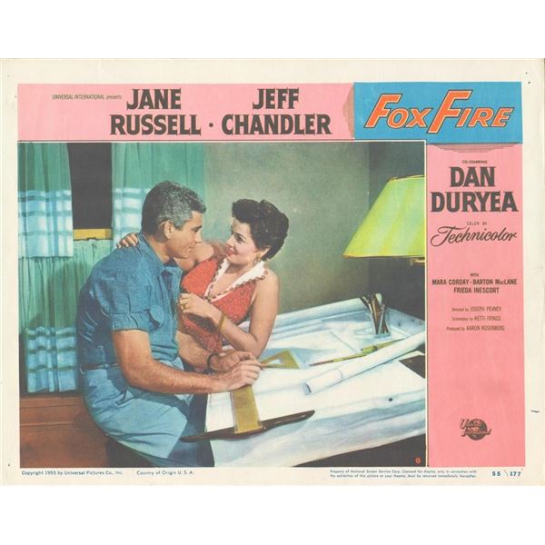 Foxfire 1955 original vintage lobby card