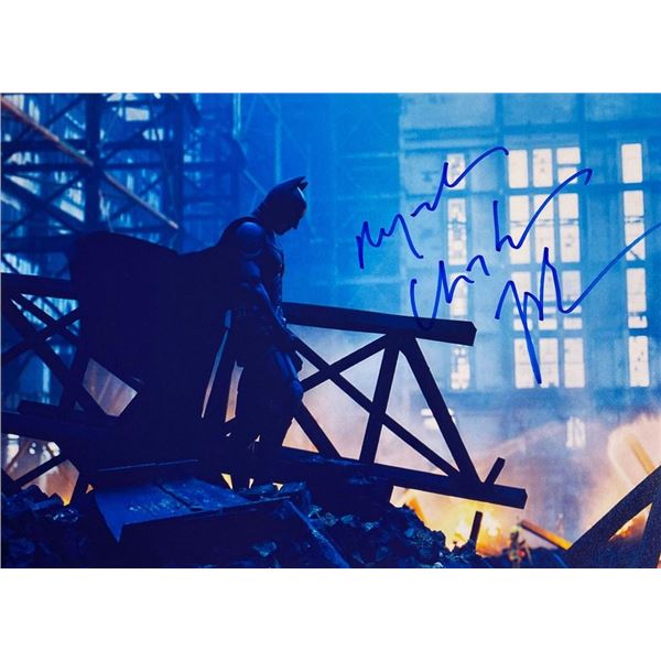 Batman Christian Bale facsimile signed  movie photo