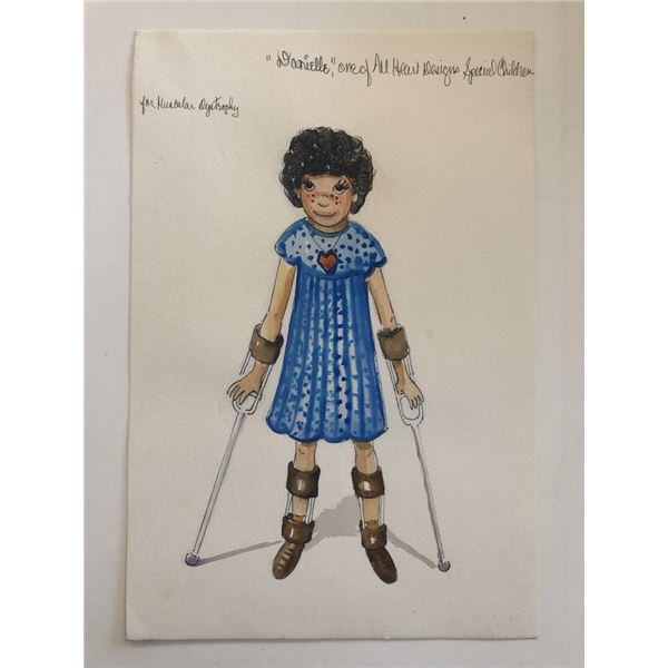 All Heart Designs Special Children Art - Danielle - For Muscular Dystrophy