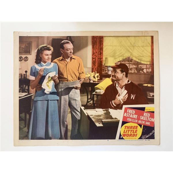 Three Little Words original 1950 vintage lobby card