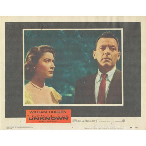 Toward the Unknown 1956 original vintage lobby card