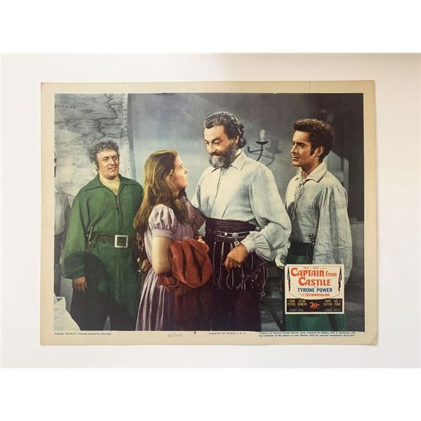 Captain from Castile original 1947 vintage lobby card
