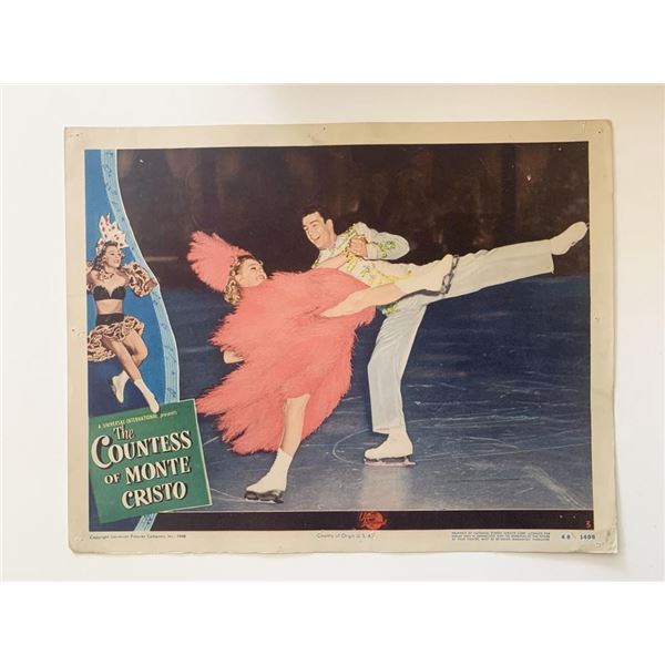 The Countess of Monte Cristo original 1948 vintage lobby card