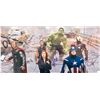 Image 1 : The Avengers cast facsimile signed movie photo