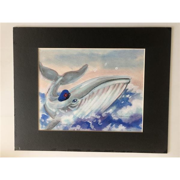 Captain Starheart Original Whale Art - All Heart Designs