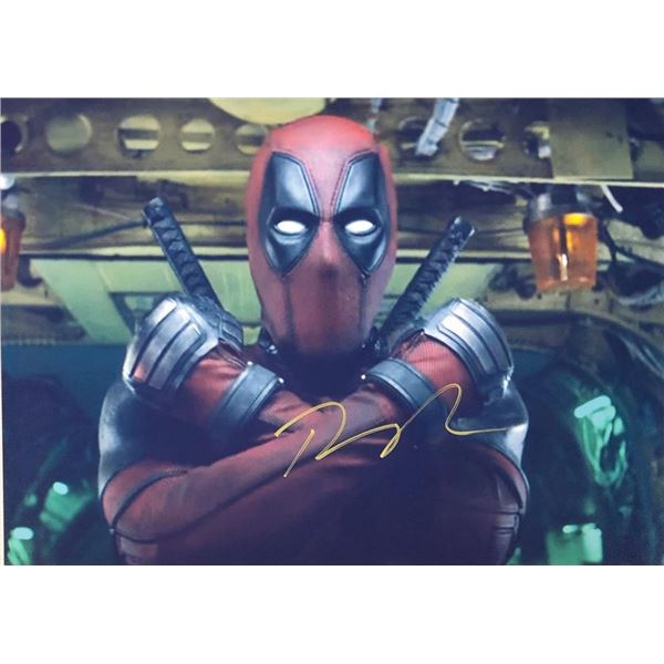 Deadpool Ryan Reynolds facsimile signed  movie photo