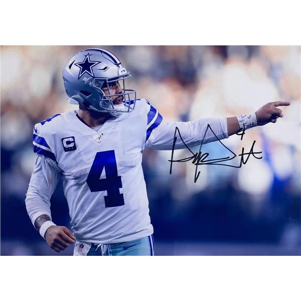 Dallas Cowboys Dak Prescott facsimile signed  photo