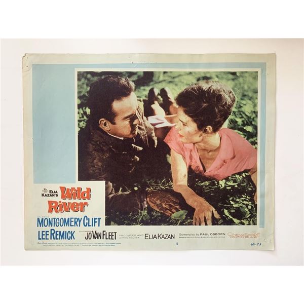Wild River original 1960 vintage lobby card