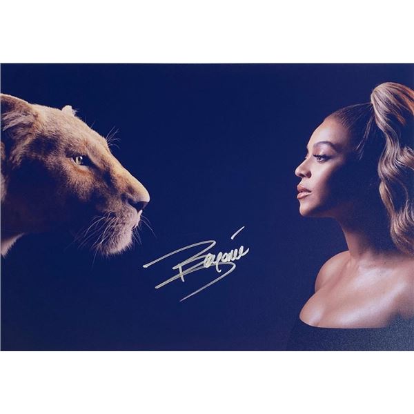 The Lion King Beyonce Knowles facsimile signed movie photo
