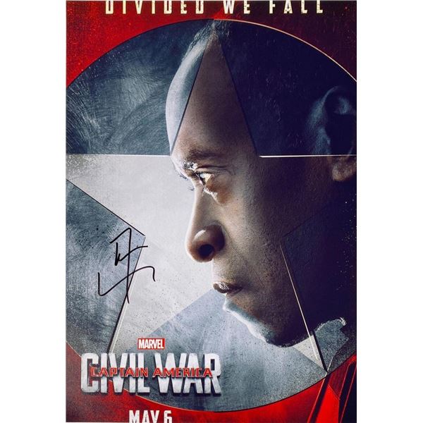 Captain America: Civil War Don Cheadle facsimile signed  movie photo