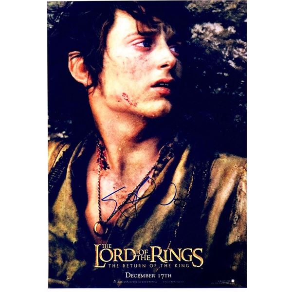 The Lord of the Rings: The Return of the King Elijah Wood facsimile signed movie photo