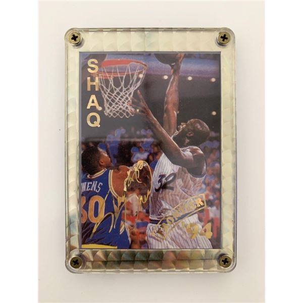 Shaq Froniter '94 Facsimile Signed Framed Basketball Card