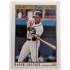 Image 2 : David Justice Braves Premier '92 O-Pee-Chee Baseball Card