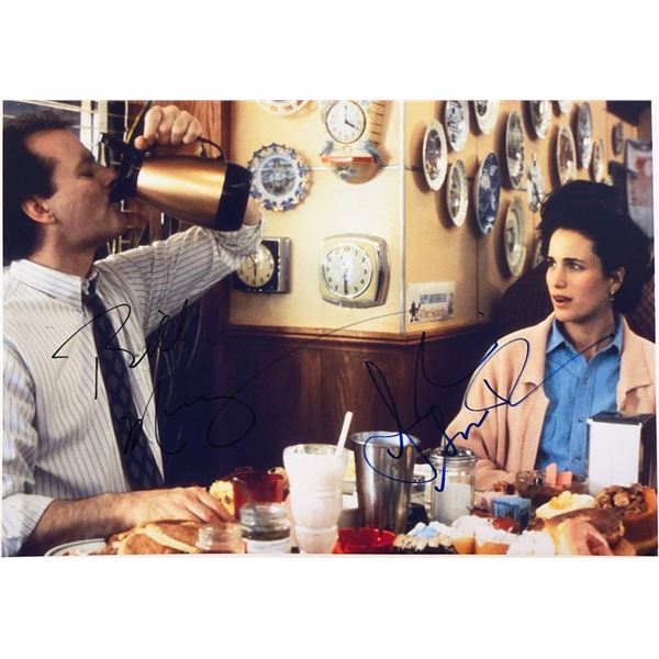 Groundhog Day Bill Murray and Andie MacDowell facsimile signed movie photo