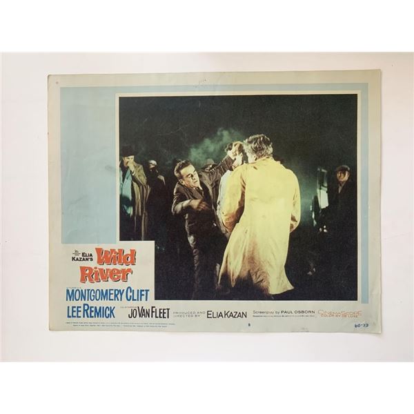 Wild River original 1960 vintage lobby card