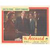 Image 1 : The Accused 1948 original vintage lobby card