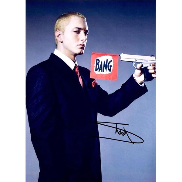 Eminem facsimile signed photo