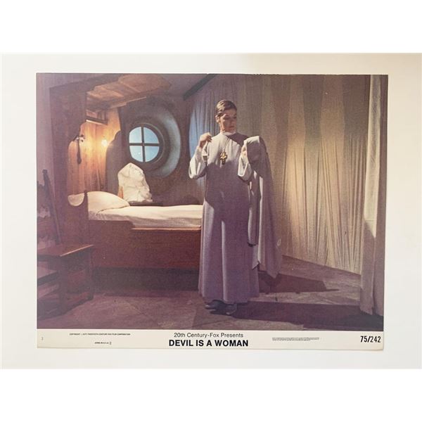 The Devil Is a Woman original 1975 vintage lobby card