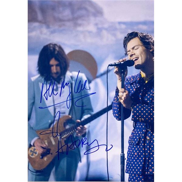 Harry Styles facsimile signed  photo