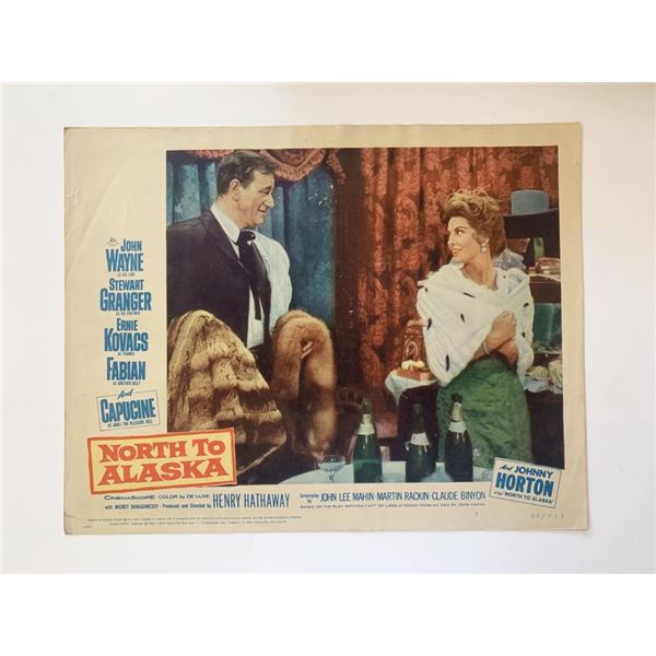 North to Alaska original 1960 vintage lobby card