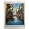 Image 1 : Venice Canal original painting on canvas