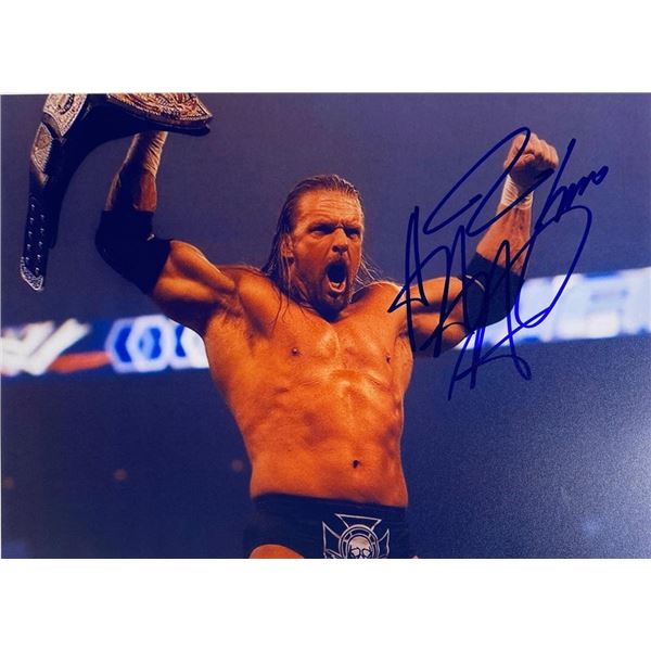 WWE Triple H facsimile signed  photo