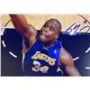 Image 1 : NBA legend Shaquille O'Neal facsimile signed  photo