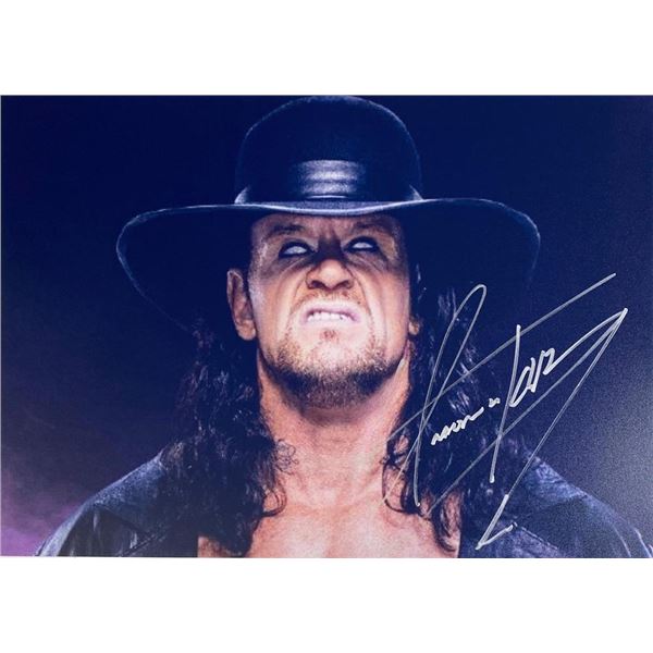 The Undertaker Mark William Calaway facsimile signed  photo