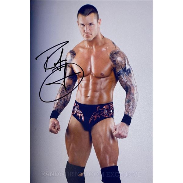 Pro Wrestler Randy Orton facsimile signed  photo