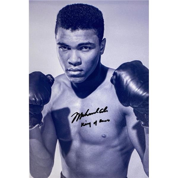 Muhammad Ali facsimile signed  photo