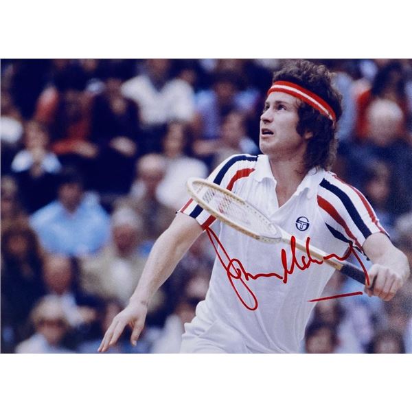 ATP John McEnroe facsimile signed  photo