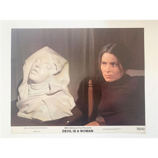 The Devil Is a Woman original 1975 vintage lobby card