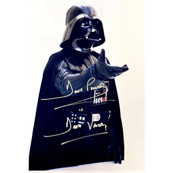 Star Wars Darth Vader Dave Prowse facsimile signed  movie photo