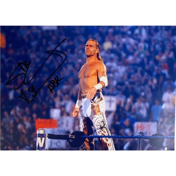 Mr. WrestleMania Shawn Michaels facsimile signed  photo