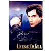 Image 1 : License to Kill Timothy Dalton facsimile signed  movie photo