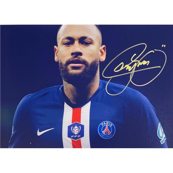 Neymar facsimile signed  photo