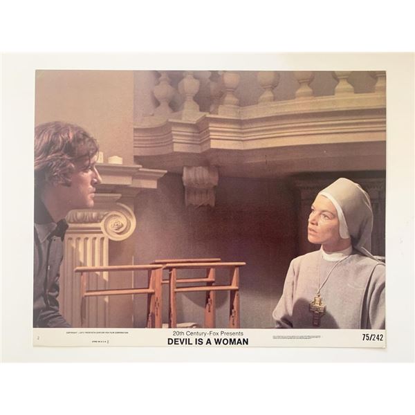 The Devil Is a Woman original 1975 vintage lobby card