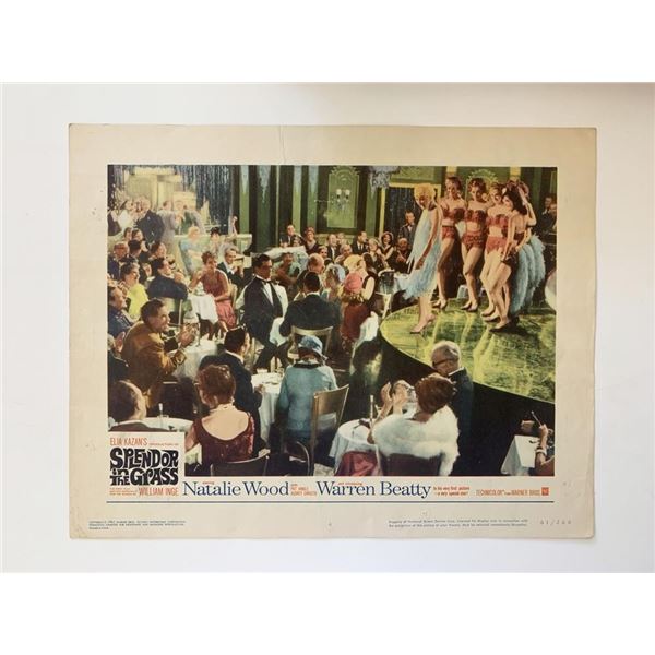 Splendor in the Grass original 1961 vintage lobby card