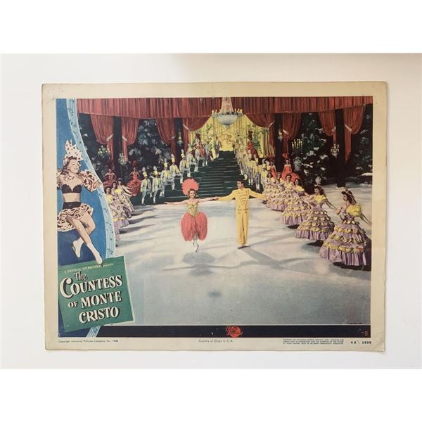 The Countess of Monte Cristo original 1948 vintage lobby card