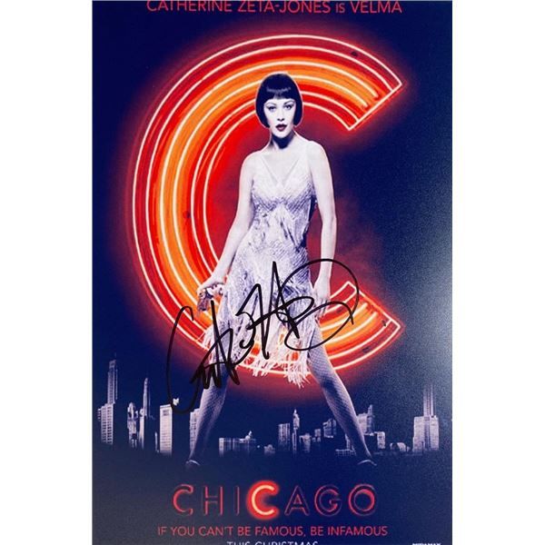 Chicago Catherine Zeta-Jones facsimile signed  movie photo