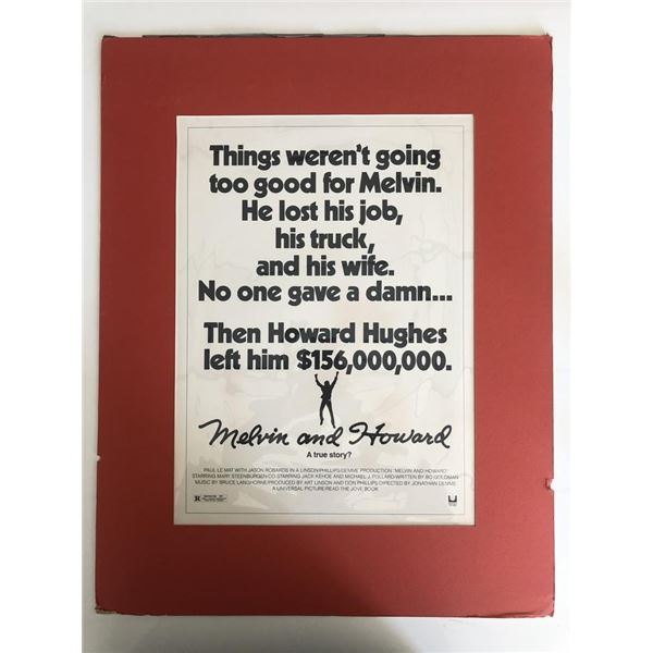 Melvin and Howard Movie Poster