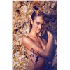 Image 1 : Supermodel Candice Swanepoel facsimile signed  photo