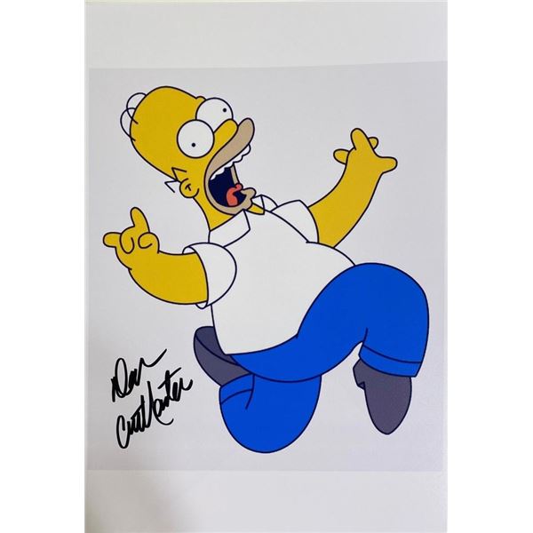 Homer Simpson Dan Castellaneta facsimile signed  photo