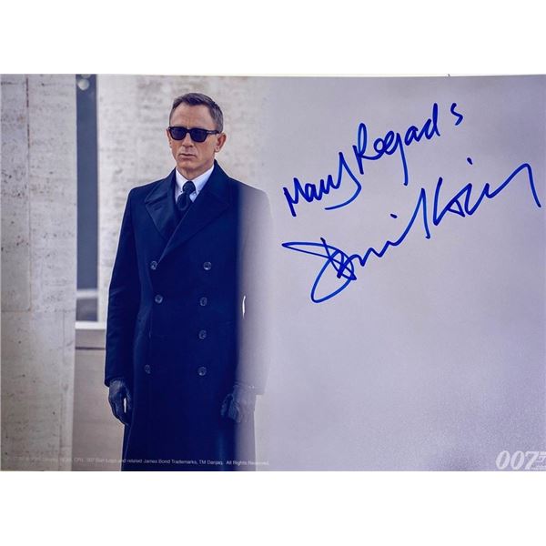 James Bond  Daniel Craig facsimile signed  movie photo