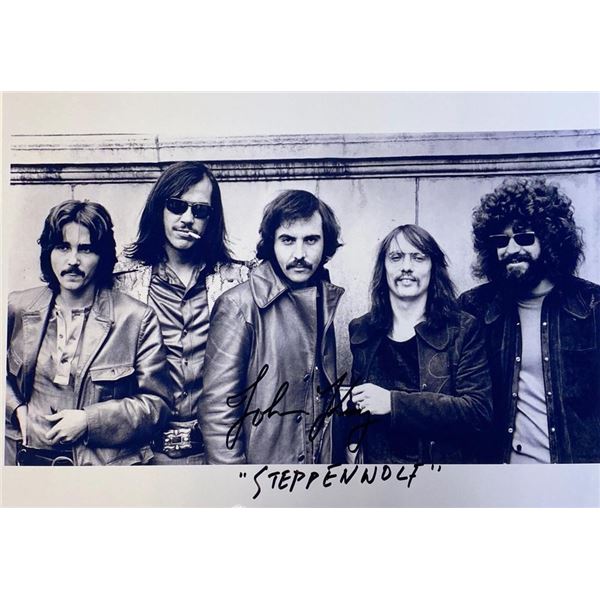 Steppenwolf John Kay facsimile signed  photo