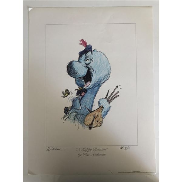 Ken Anderson - A Happy Reunion - Original Lithograph - 1992