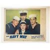 Image 1 : The Navy Way original 1954 vintage lobby card