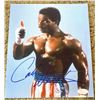 Image 1 : Rocky Carl Weathers facsimile signed movie photo